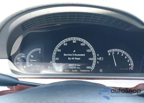 2010 Mercedes-Benz S 550 from USA, damaged, VIN WDDNG7BB9AA347420